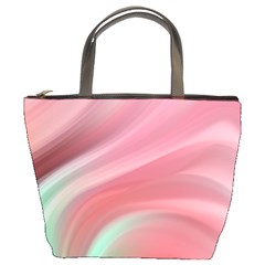 Gradient Pink Green Bucket Bag by ConteMonfrey