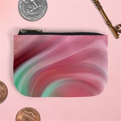 Gradient Pink Green Mini Coin Purse by ConteMonfrey