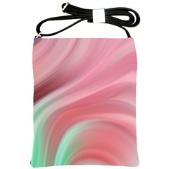 Gradient Pink Green Shoulder Sling Bag by ConteMonfrey