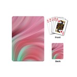 Gradient pink green Playing Cards Single Design (Mini) Back