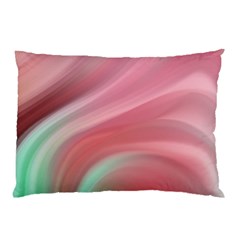 Gradient Pink Green Pillow Case (two Sides) by ConteMonfrey