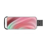 Gradient pink green Portable USB Flash (Two Sides) Front