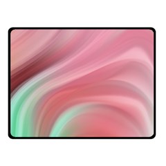 Gradient Pink Green Double Sided Fleece Blanket (small)  by ConteMonfrey