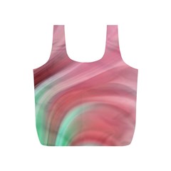 Gradient Pink Green Full Print Recycle Bag (s) by ConteMonfrey