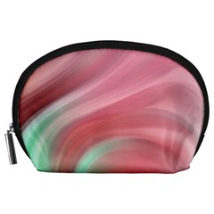 Gradient Pink Green Accessory Pouch (large) by ConteMonfrey