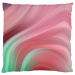 Gradient pink green Large Flano Cushion Case (Two Sides) Front