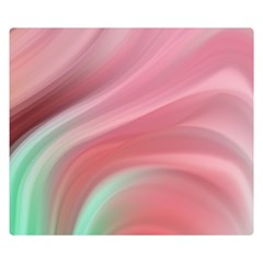 Gradient Pink Green Double Sided Flano Blanket (small)  by ConteMonfrey