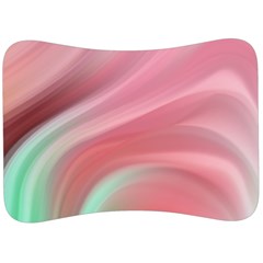 Gradient Pink Green Velour Seat Head Rest Cushion by ConteMonfrey