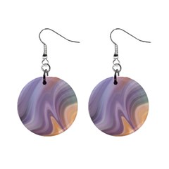 Gradient Purple Orange Mini Button Earrings by ConteMonfrey