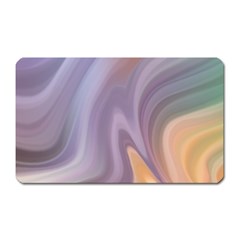 Gradient Purple Orange Magnet (rectangular) by ConteMonfrey