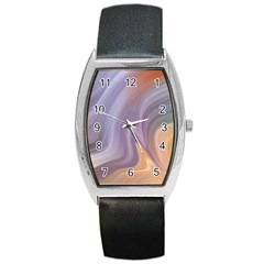 Gradient Purple Orange Barrel Style Metal Watch by ConteMonfrey