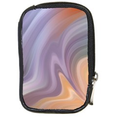 Gradient Purple Orange Compact Camera Leather Case by ConteMonfrey