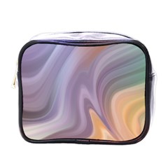 Gradient Purple Orange Mini Toiletries Bag (one Side) by ConteMonfrey