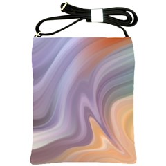 Gradient Purple Orange Shoulder Sling Bag by ConteMonfrey