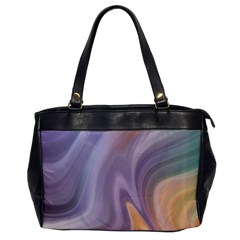 Gradient Purple Orange Oversize Office Handbag by ConteMonfrey