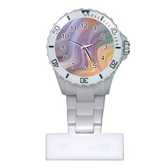 Gradient Purple Orange Plastic Nurses Watch by ConteMonfrey