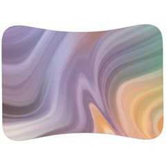 Gradient Purple Orange Velour Seat Head Rest Cushion by ConteMonfrey