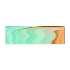 Gradient Green Orange Sticker (bumper) by ConteMonfrey