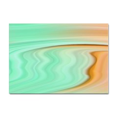 Gradient Green Orange Sticker A4 (10 Pack) by ConteMonfrey