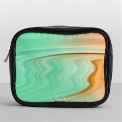 Gradient Green Orange Mini Toiletries Bag (one Side) by ConteMonfrey