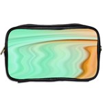 Gradient green orange Toiletries Bag (Two Sides) Back