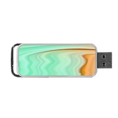 Gradient Green Orange Portable Usb Flash (two Sides) by ConteMonfrey