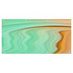 Gradient Green Orange Banner And Sign 8  X 4  by ConteMonfrey