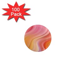 Gradient Pink Yellow 1  Mini Magnets (100 Pack)  by ConteMonfrey