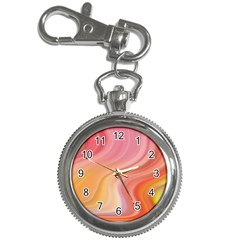 Gradient Pink Yellow Key Chain Watches by ConteMonfrey