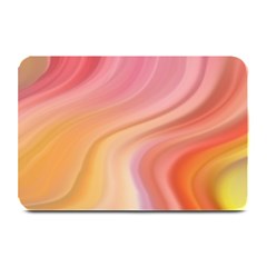 Gradient Pink Yellow Plate Mats by ConteMonfrey