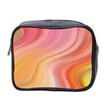 Gradient pink yellow Mini Toiletries Bag (Two Sides) Front