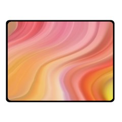 Gradient Pink Yellow Fleece Blanket (small) by ConteMonfrey