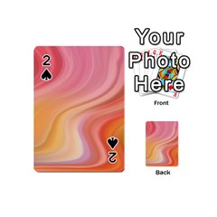 Gradient Pink Yellow Playing Cards 54 Designs (mini) by ConteMonfrey