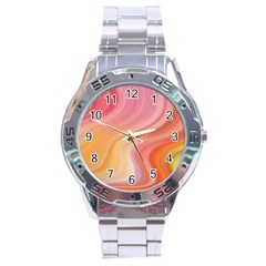 Gradient Pink Yellow Stainless Steel Analogue Watch by ConteMonfrey