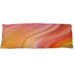 Gradient Pink Yellow Body Pillow Case (dakimakura) by ConteMonfrey