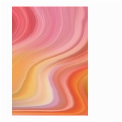 Gradient Pink Yellow Small Garden Flag (two Sides) by ConteMonfrey