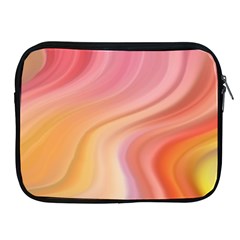 Gradient Pink Yellow Apple Ipad 2/3/4 Zipper Cases by ConteMonfrey