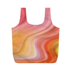 Gradient Pink Yellow Full Print Recycle Bag (m) by ConteMonfrey