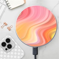 Gradient Pink Yellow Wireless Charger by ConteMonfrey