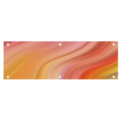 Gradient Pink Yellow Banner And Sign 6  X 2  by ConteMonfrey