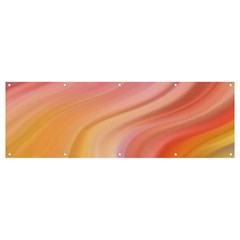 Gradient Pink Yellow Banner And Sign 12  X 4  by ConteMonfrey