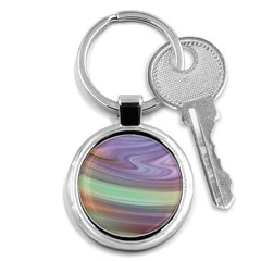 Gradient Blue Green Key Chain (round) by ConteMonfrey