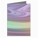 Gradient blue green Greeting Card Left