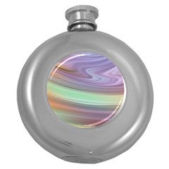 Gradient Blue Green Round Hip Flask (5 Oz) by ConteMonfrey