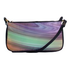 Gradient Blue Green Shoulder Clutch Bag by ConteMonfrey