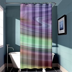 Gradient Blue Green Shower Curtain 36  X 72  (stall)  by ConteMonfrey