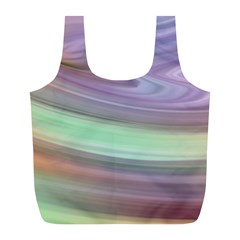 Gradient Blue Green Full Print Recycle Bag (l) by ConteMonfrey