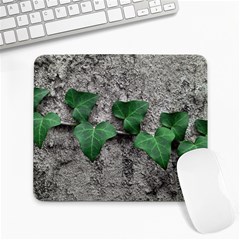 Vine On Damaged Wall Photo Large Mousepad by dflcprintsclothing