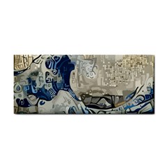 Wave Sea Ocean Splash Water Surf Foam Movement Hand Towel by Wegoenart