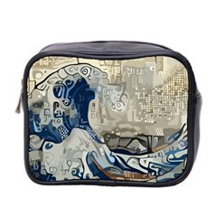 Wave Sea Ocean Splash Water Surf Foam Movement Mini Toiletries Bag (two Sides) by Wegoenart